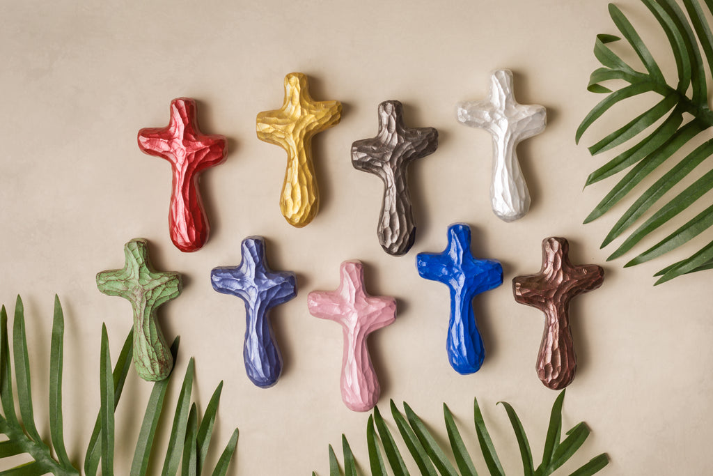 The Symbolism of Colors in Hand Painted Resin Crosses