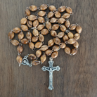 Olive Wood rosary with wooden beads
